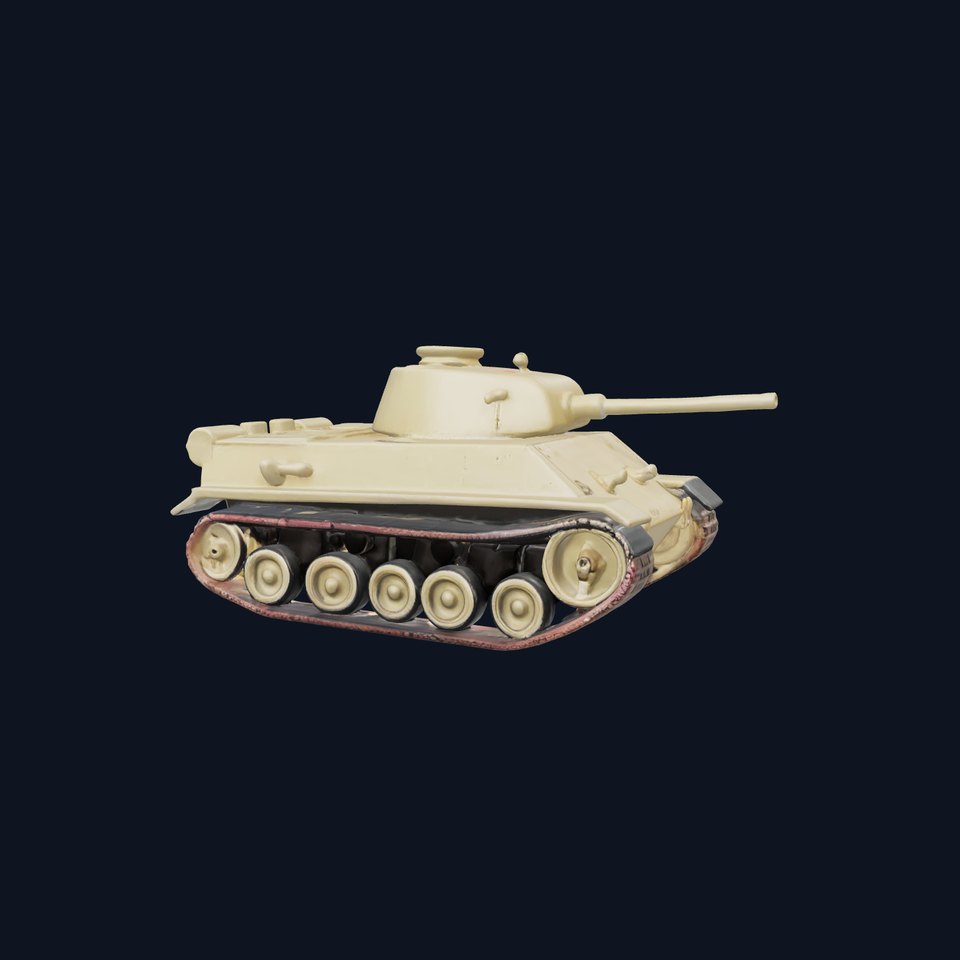 Olive Green Tank model pack
